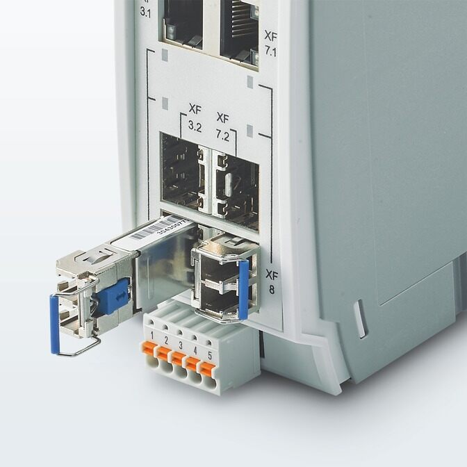 Порты SFP расширяют возможности применения коммутаторов с оптоволоконными линиями